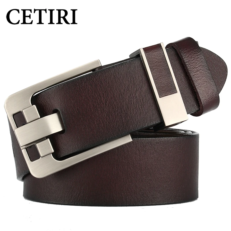 Cowhide Genuine Leather Belt Men s Cool Metal Pin Buckle Black Jeans Strap Belts Cowhide Genuine Leather Belt Men s Cool Metal Pin Buckle Black Jeans Strap Belts
