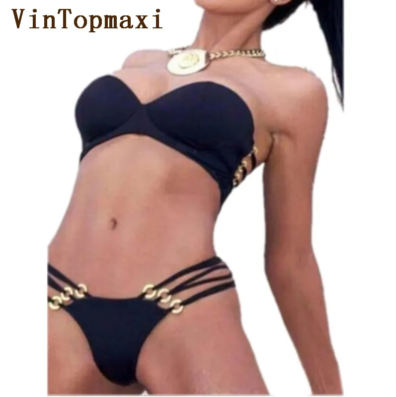 

2017 One Piece Swimsuit Sexy Swimwear Women High Cut Bodysuit Trikini Bandage Thong Brazilian Bathing Suit Female Monokini