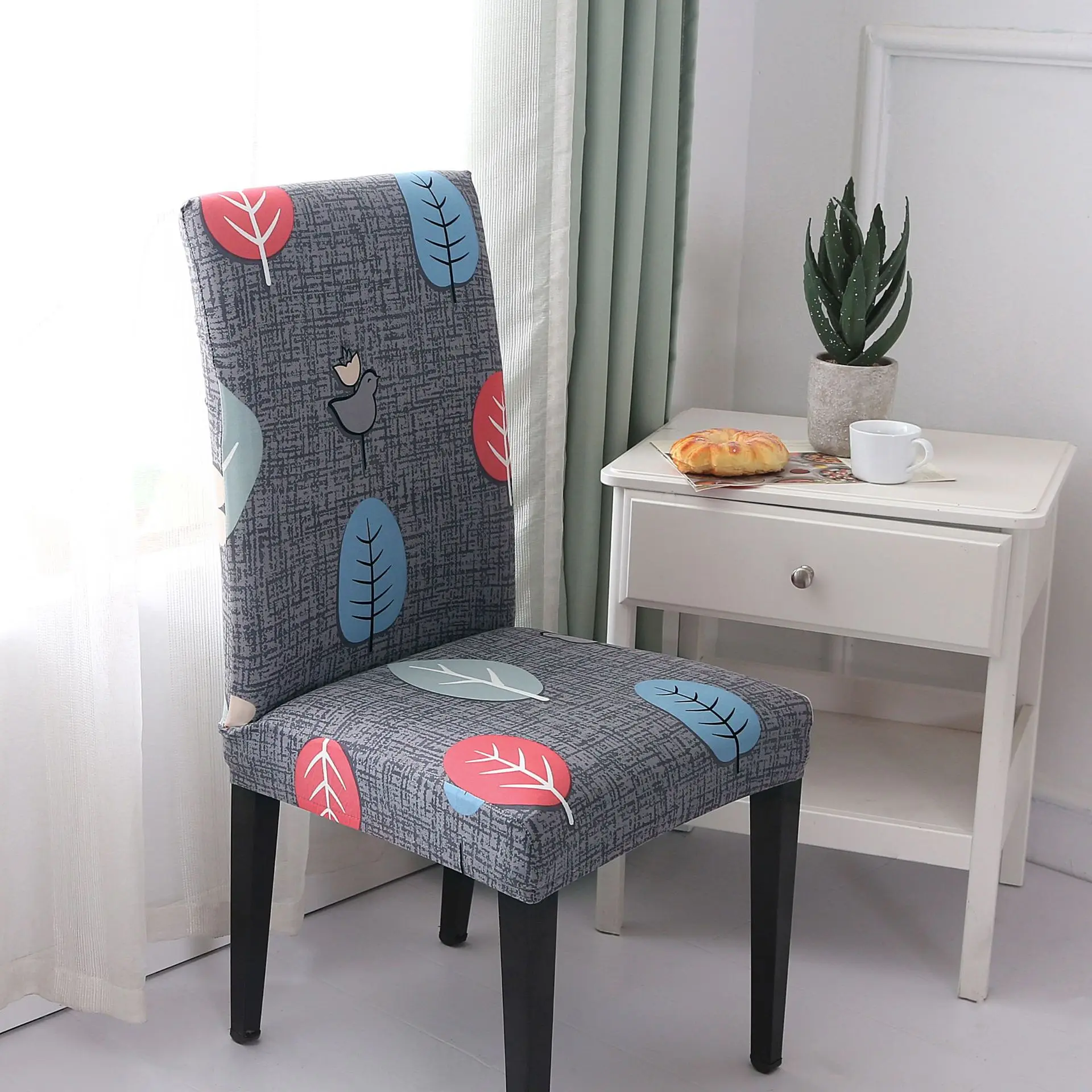 Чехлы для стульев, чехлы для стульев, чехлы для свадебных стульев, натяжные Чехлы для обеденных стульев Stuhlhussen Copri Sedie - Цвет: chair cover 19