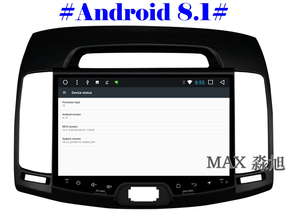 Flash Deal MAX 2G 32G GPS Navigation Android 8.1 Car DVD Player For Hyundai Elantra 2007-2011 Car Radio BT 4G WiFi Map&Rear camera for free 1
