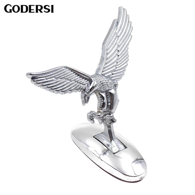 Car Front Ornament Flying Eagle Emblem Logo Hood Car Front Ornament Flying Eagle Emblem Logo Hood Cover Chrome