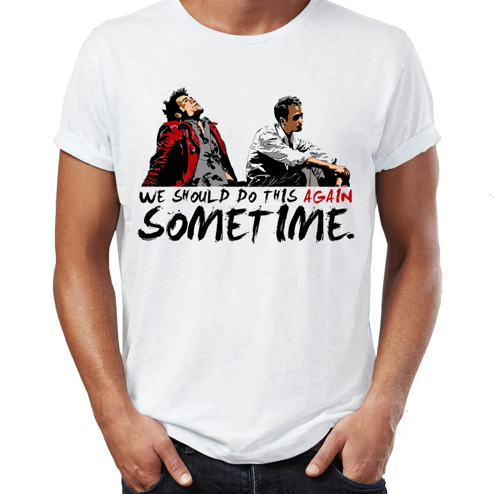 

Men's T Shirt Fight Club We Should Do This Again Sometime Artsy Awesome Artwork Printed Tee