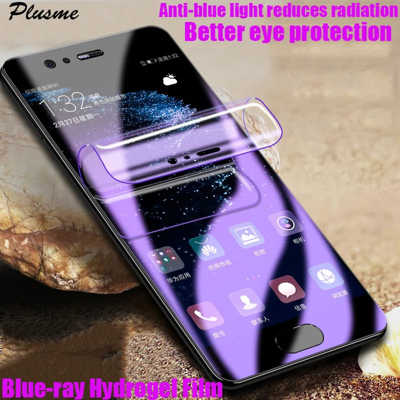 

For Huawei P20 Pro Mate 20 Lite 10 Screen Protector Film 3D Full Soft Anti-blue Light Hydrogel Film Honor Magic2 V20 10 Lite 8X