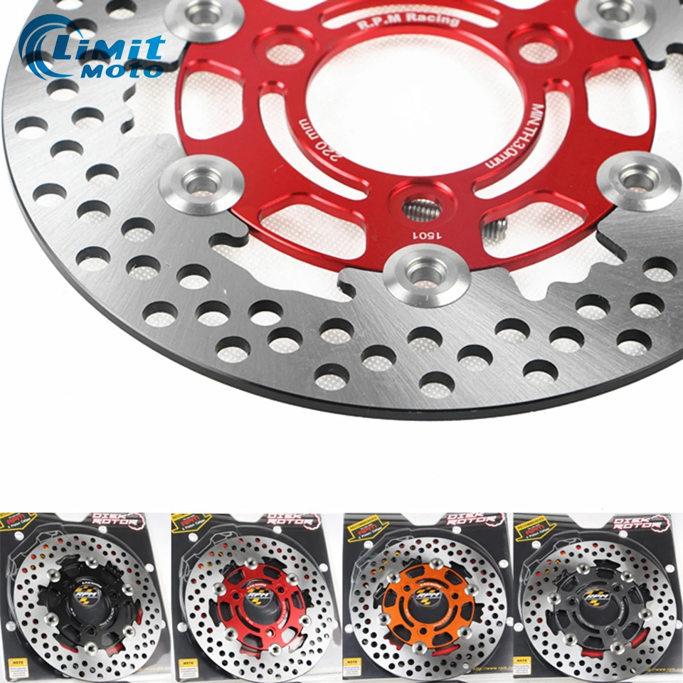 

Universal Aluminum alloy Floating discs motorcycle brake disc Outside diameter 200mm/220mm/260mm Rapid cooling brake pads