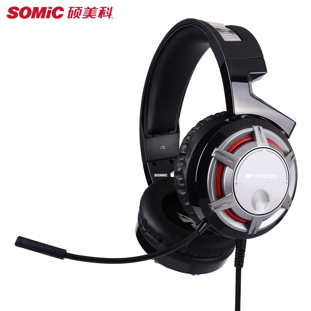 

SOMIC G926s Gamer Headphone 3.5mm Stereo Gaming Headset For Computer PS4 PSP PC Laptop Big Earphones With Microphone Earbuds