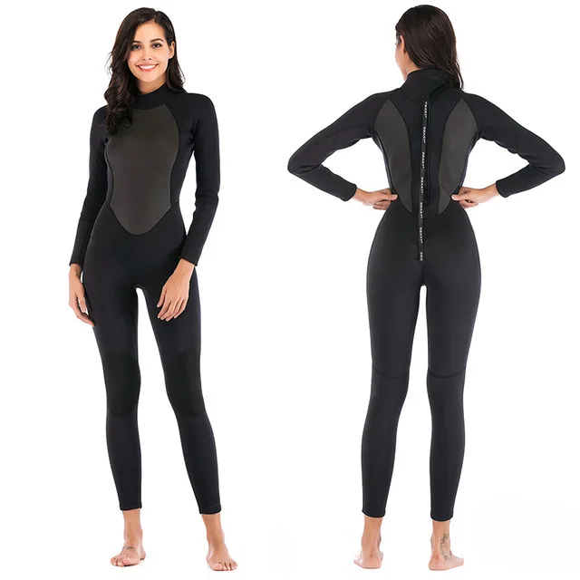 

Sbart 3mm Neoprene women Full Body Wetsuit Scuba Diving Suit Fishing Kite Surfing Swimwear Swimming Snorkeling Spearfishing Suit