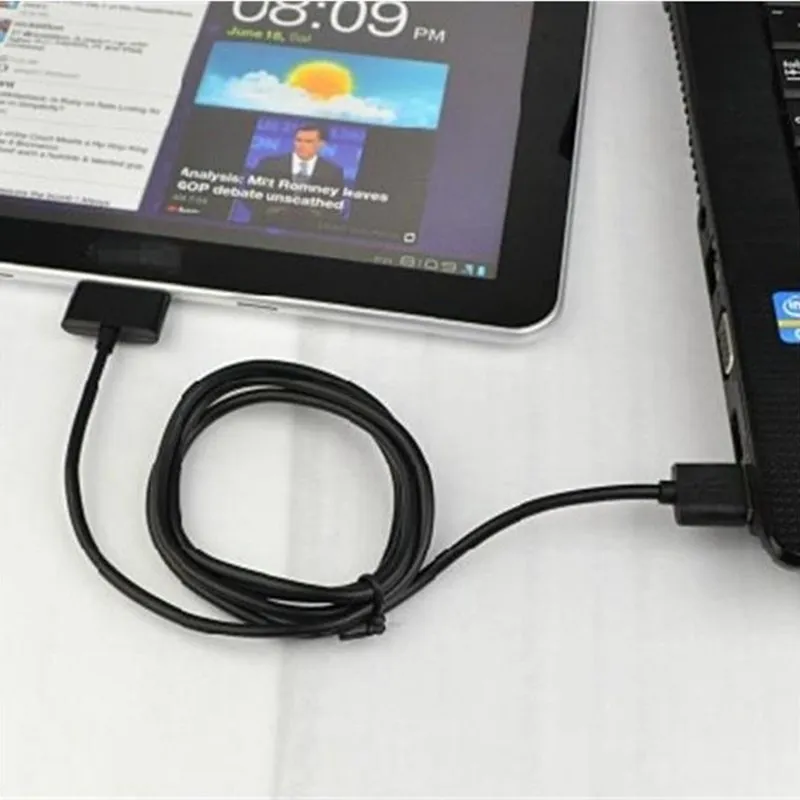 USB кабель для передачи данных и зарядки для samsung Galaxy Tab SGH-i987 SCH-i800 SPH-P100 SGH-T849 7,0 плюс 2 7,0 7,7 8,9 GT-P7310 Tab 10,1 P1000