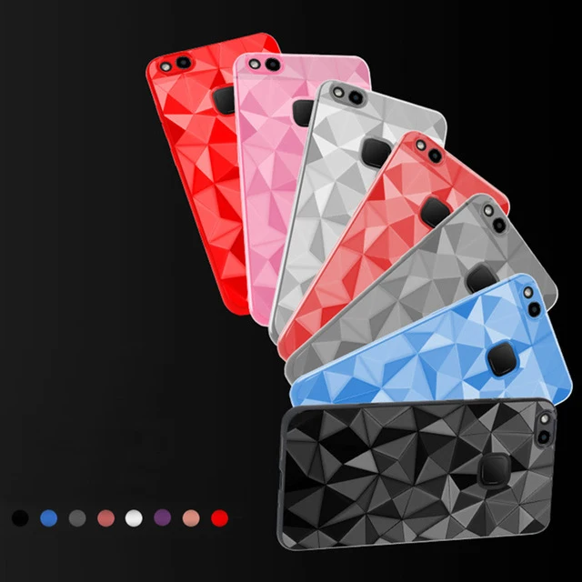

Diamond Soft TPU Case For Huawei P20 Pro P8 P9 P10 Lite 2017 P Smart Honor 8 9 Mate 10 Lite Enjoy 7s Y6 Y9 2018 Cell Phone Cover