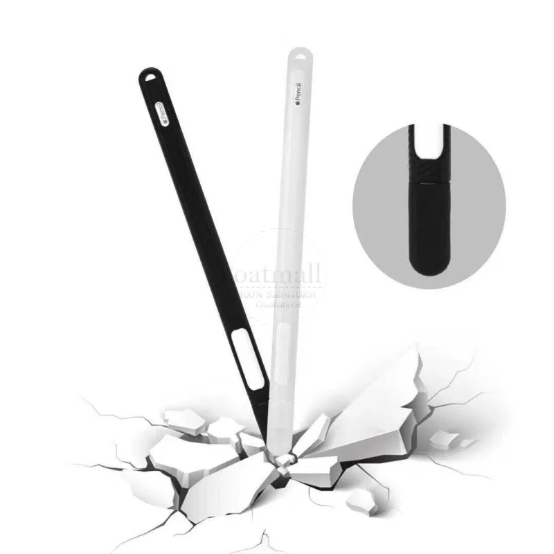 Мягкий силиконовый чехол для Apple Pencil 2 iPad го поколения с крышкой держатель