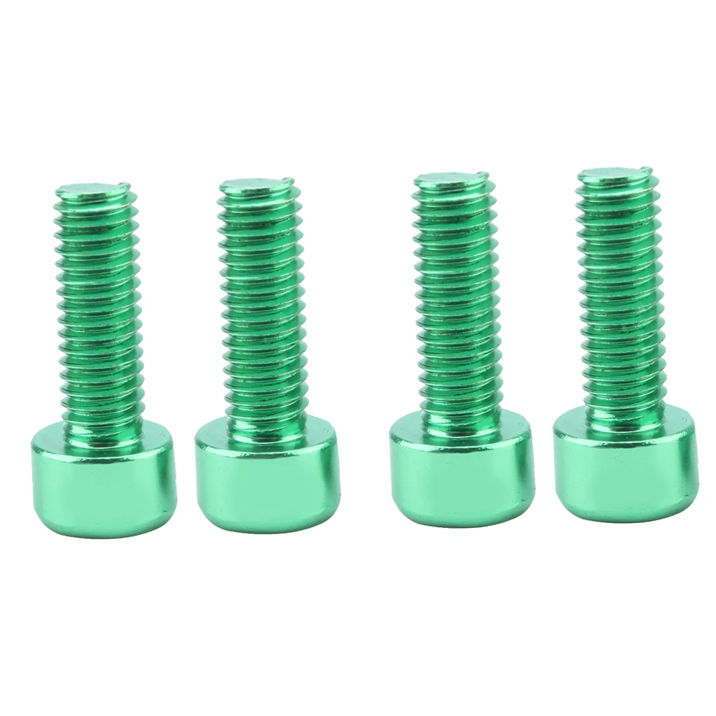 4Pcs Water Bottle Cage Screws Aluminum Alloy Bike Holder Screws Cycling Bicycle Cage Bolts Accessories 