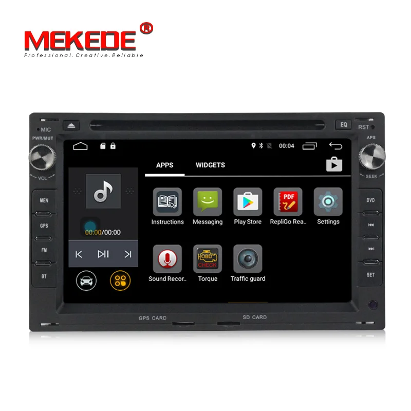 Discount free shipping 1024x600 7" 4 Core 2GB RAM 16GB Flash Android 7.1 Car DVD GPS For VW Glof Bora Passat Mk5 Golf Mk4 Polo Jetta Seat 1