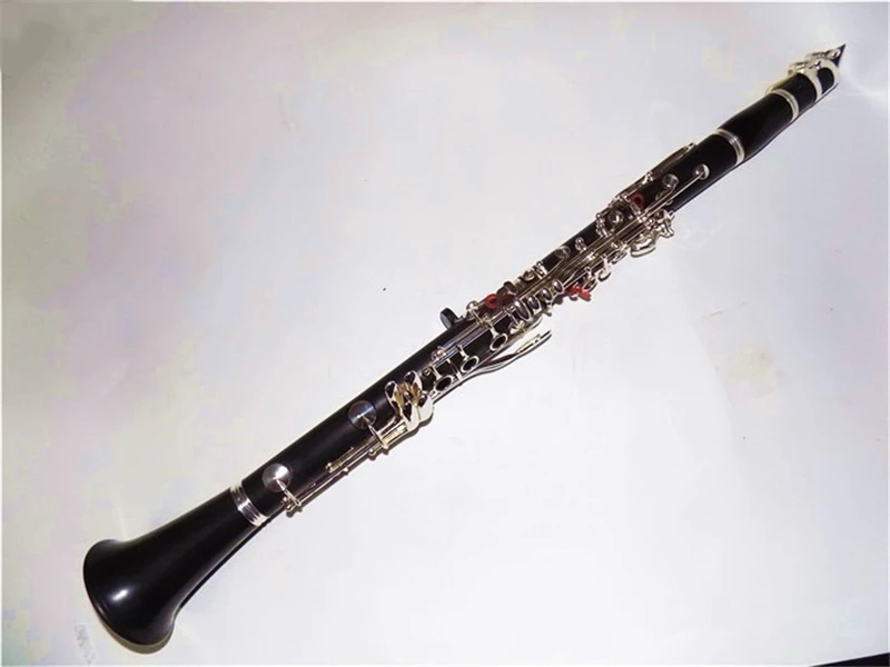 Bb Кларнет из черного дерева Professional Музыкальные инструменты 17 ключи Clarinete Италия колодки с ABS случае Прихватки для мангала Reed