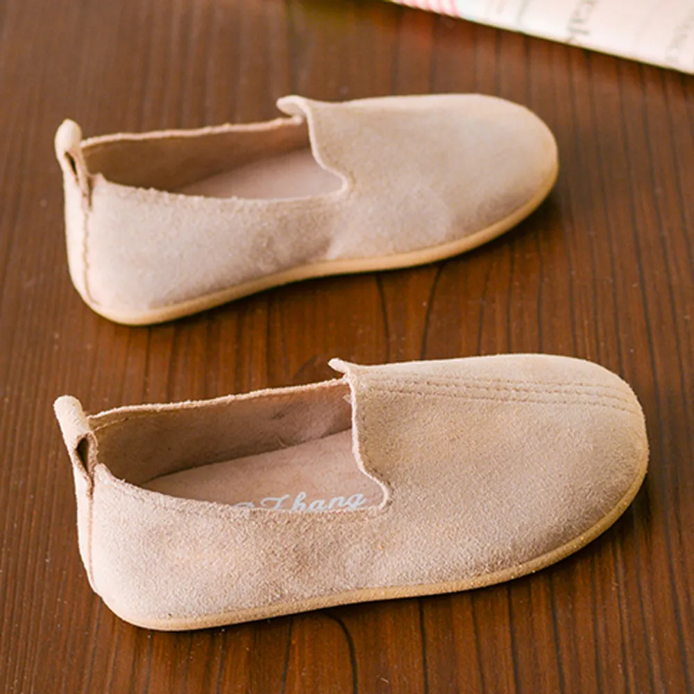 2019 summer new Baby Fashion Child Girls Solid Color Casual Single Leather Pricness Shoes (16)