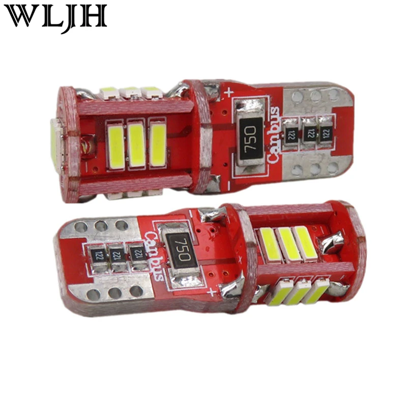 

WLJH 2x Canbus Led T10 W5W 5014014SMD Front Side Maker Light Bulb For Kia Rio K2 Ceed K3 K5 Rio Forte Sportage Sorento Carens