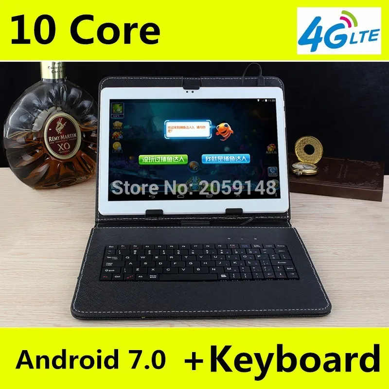 BOBARRY T100 10 inch 10 Core Tablet PC Android 7.0 4GB RAM 128GB ROM 1920*1200 IPS Screen 4G LTE 8.0 MP Camera free shipping