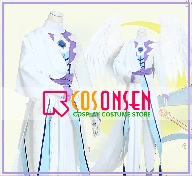 Cardcaptor Sakura Yue прозрачная карта Yukito Tsukishiro карнавальный костюм косплей ONSEN|cosplay