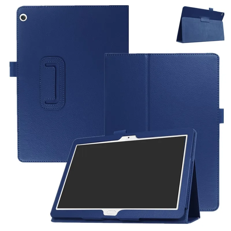 

Case for Huawei MediaPad M3 Lite 10 BAH-W09 -AL00 Slim Folding Stand Cover for Huawei M3 Lite 10.1"/M3 10 Tablet Funda+Film+Pen