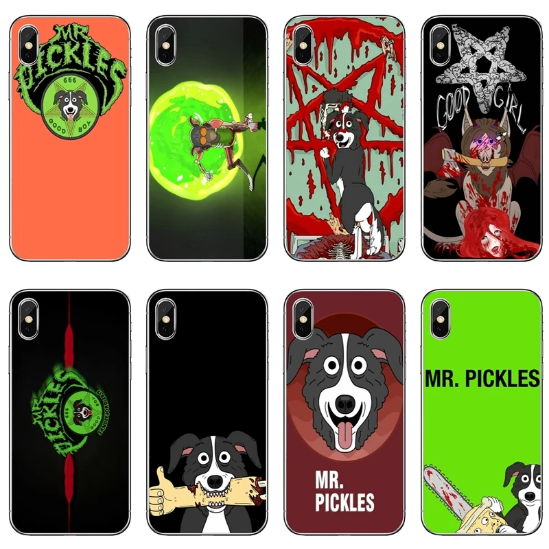 

Rick and Morty Mr. Pickles For iPhone X XR XS Max 8 7 6s 6 plus SE 5s 5c 5 4s 4 iPod Touch case Soft phone cover cases