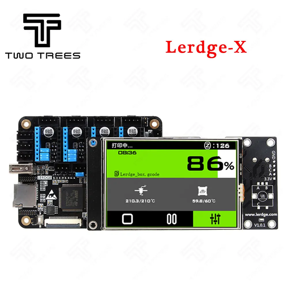 LERDGE X плата управления 3d принтером для Reprap материнская принтера с ARM 32 бит 3 5