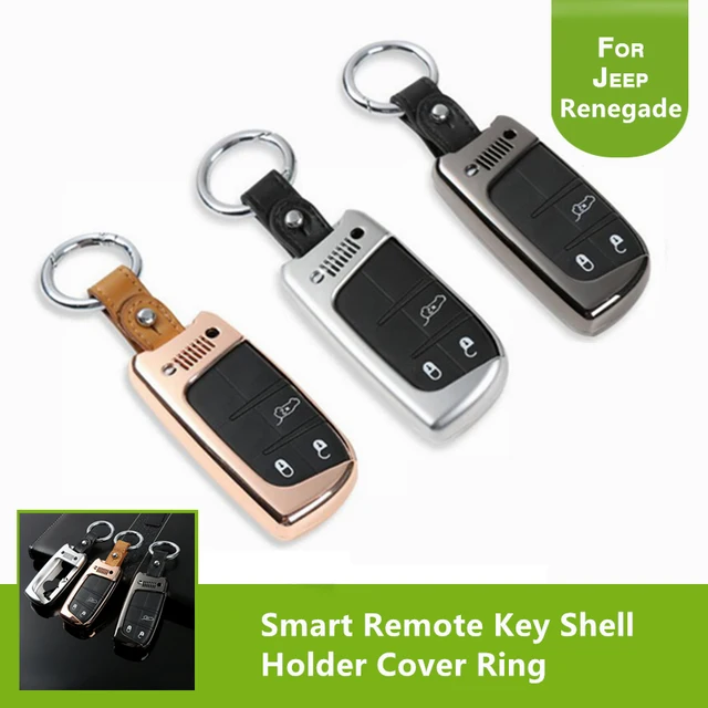 Smart Remote Key Shell Zinc Alloys Metal Key Chain Ring Pendant Keyfob