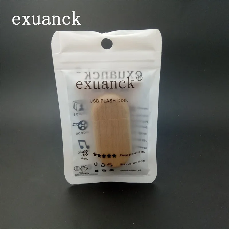 Exuanck 128 Мб 4 ГБ 8 16 32 искусственная деревянная usb карта 2 0 коробка (50 шт. бесплатного