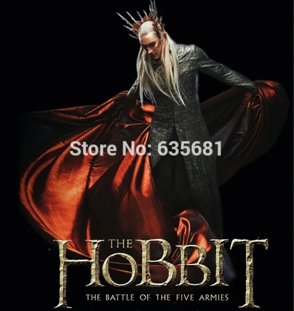 Cos The Hobbit: демонтаж Smaug Thranduil Косплей Костюм волшебника короли фильм|hobbit costume|hobbit