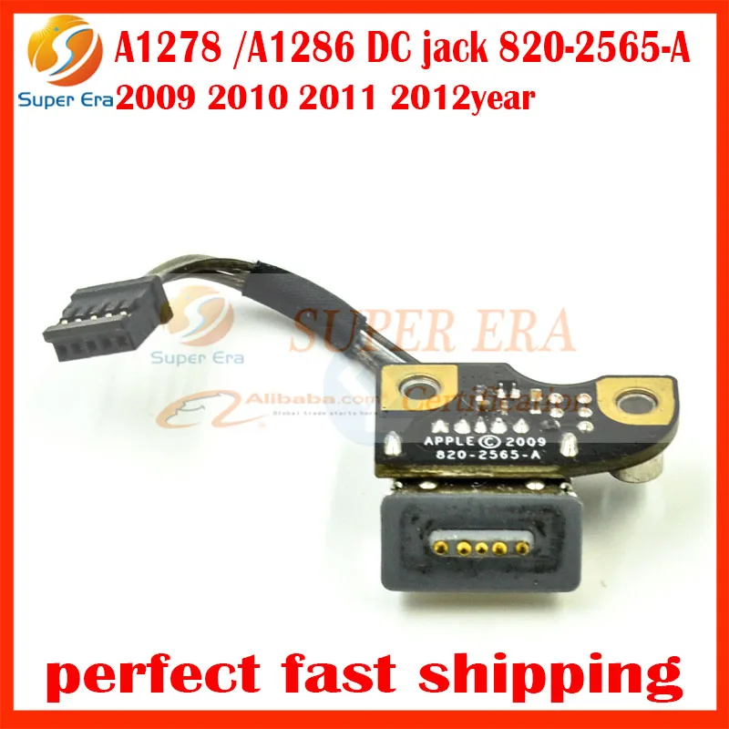 

Original 820-2565-A DC Jack for Apple MacBook Pro 13" 15" A1278 A1286 DC in Power board Jack Cable 2009 2010 2011 2012 Year