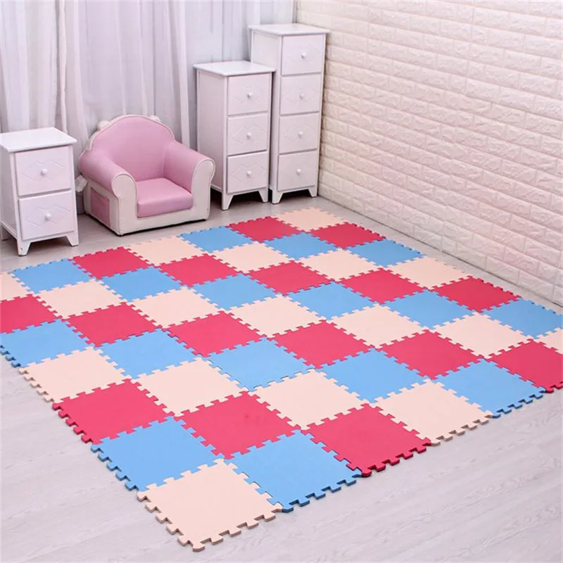 

EVA Foam Puzzle Play Mat Rugs Toys for Baby Children Floor Puzzle Carpet Exercise Crawl Tiles Toys Set Each 30X30cm Interlocking