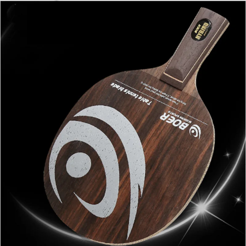 Professional customized brand table tennis racket ebony floor 7 layers