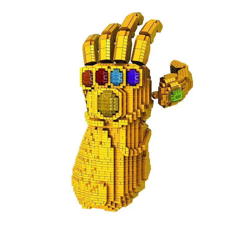 СОЗДАТЕЛЬ серии the Infinity Gauntlet модель блок строительные блоки Набор классические комиксы супер герои большие фигурки игрушки