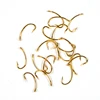 50pcs Fly Tying Scud Nymph Hook Caddis Midge Shrimp Fly Tying Fish Hooks Gold Color Size 10 12 14 16 ► Photo 2/5