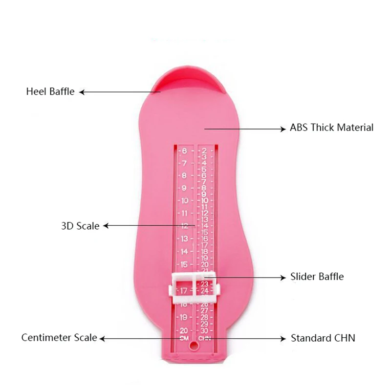 Измерительный прибор для детской стопы, Детские стельки для обуви, измерительный размер, линейки для детской обуви, стопомер для ухода за ребенком