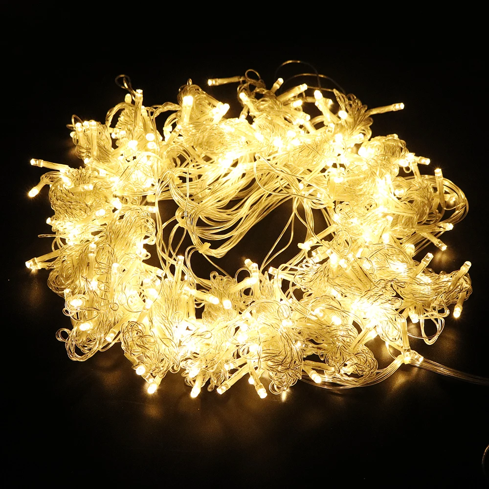 4.5*3Meter 300leds Curtain LED String Lights New Year Christmas Garlands Fairy Party Garden Wedding Decoration fairy 4 Colors LH
