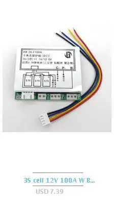 3S 8A 12V 18650 Защитная плата для литиевых батарей 11,1 V 12,6 V защита от избыточного заряда 3 ячейки литий-ионная BMS PCM