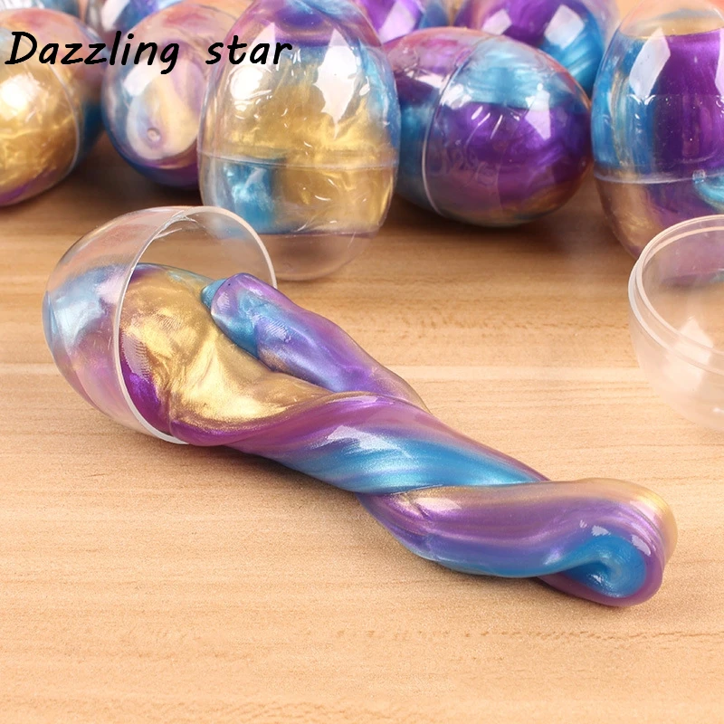 

Egg/ball Slime Toy Galaxy Crystal Ball Mud Creative Modeling Clay Intelligent Playdough Lizun Slime Kids Putty Anti Stress Toy