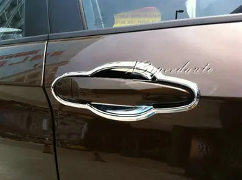 

Chromed ABS Plastic Door handle Trim Cover Bowl For BMW E84 X1 10-13