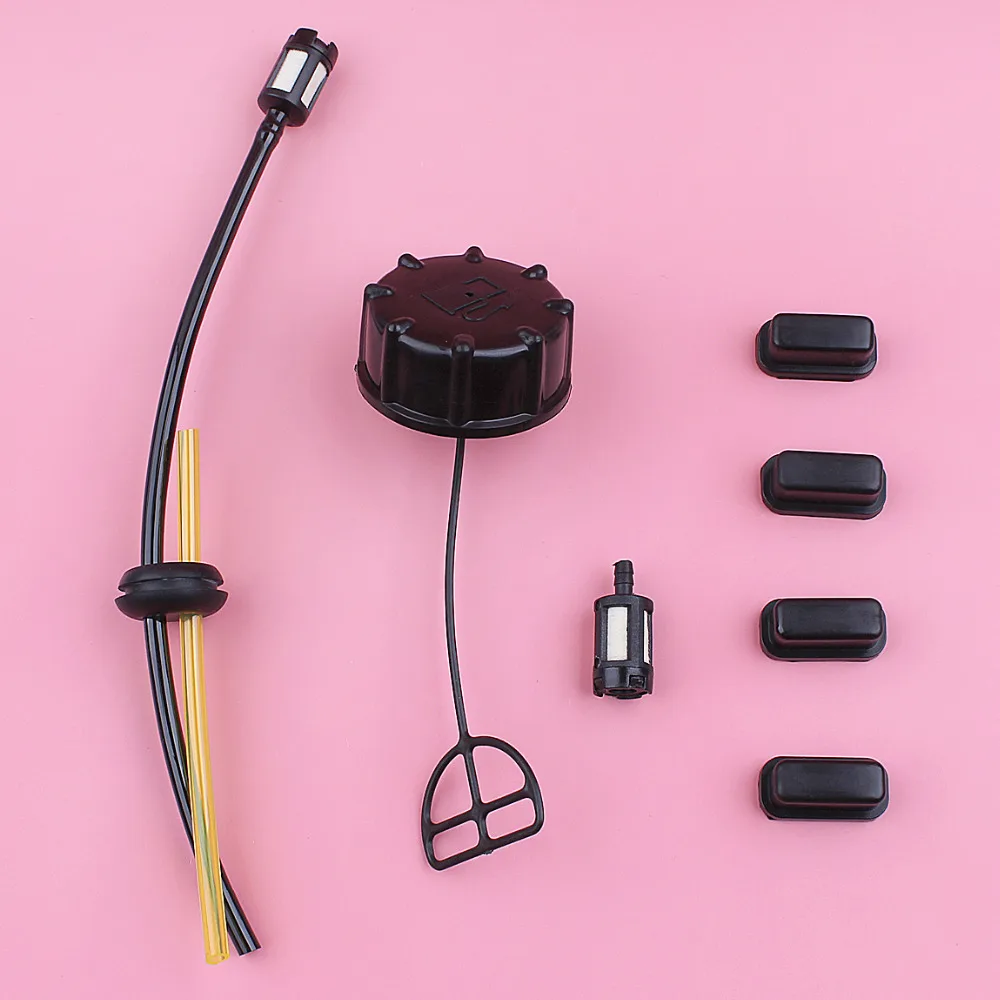 

Fuel Filter Line Grommet Tank Cap Kit For Honda GX35 GX 35 Rubber Mounting Lawn Mower Engine Replace Spare Part