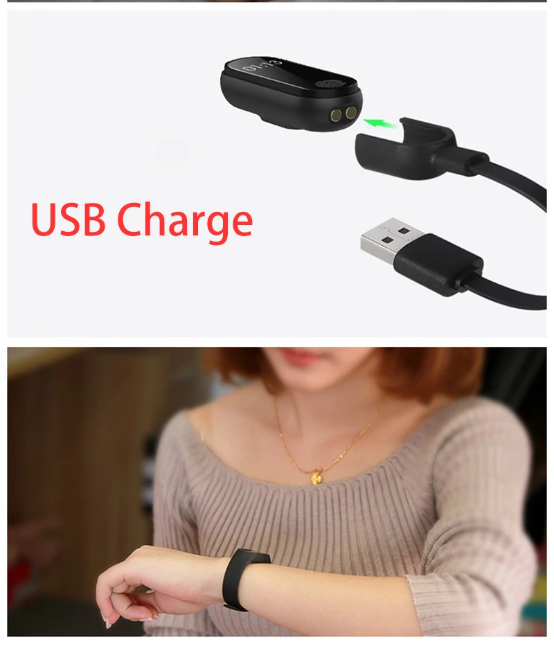 BINZI Intelligent Smart Bracelet Men's Stylish Fitness Smart Wristband Students Young Girls Fashion Electronic Bands Watches Man