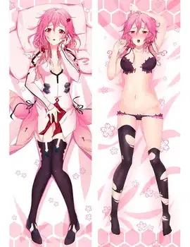 

MMF Giruti Kuraun anime Characters sexy girl yuzuriha inori GC pillow cover Guilty Crown Dakimakura body Pillowcase