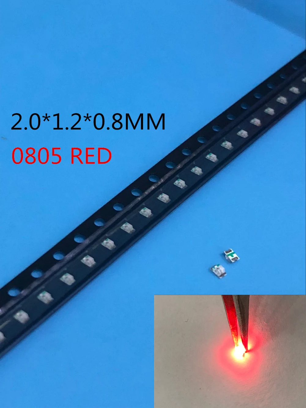 3000pcs 2012 LED SMD 0805 Red Diodes LED 0805 SMD Diode 0805 smd led