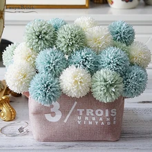 Одуванчик мечта шип мяч цветы искусственные цветы букет цветов Свадебные рукоять Свадебные украшения Аксессуары DF002