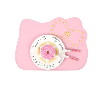 

Infant eating mat food grade waterproof silicone placemat high temperature insulation mat student non-slip table mat