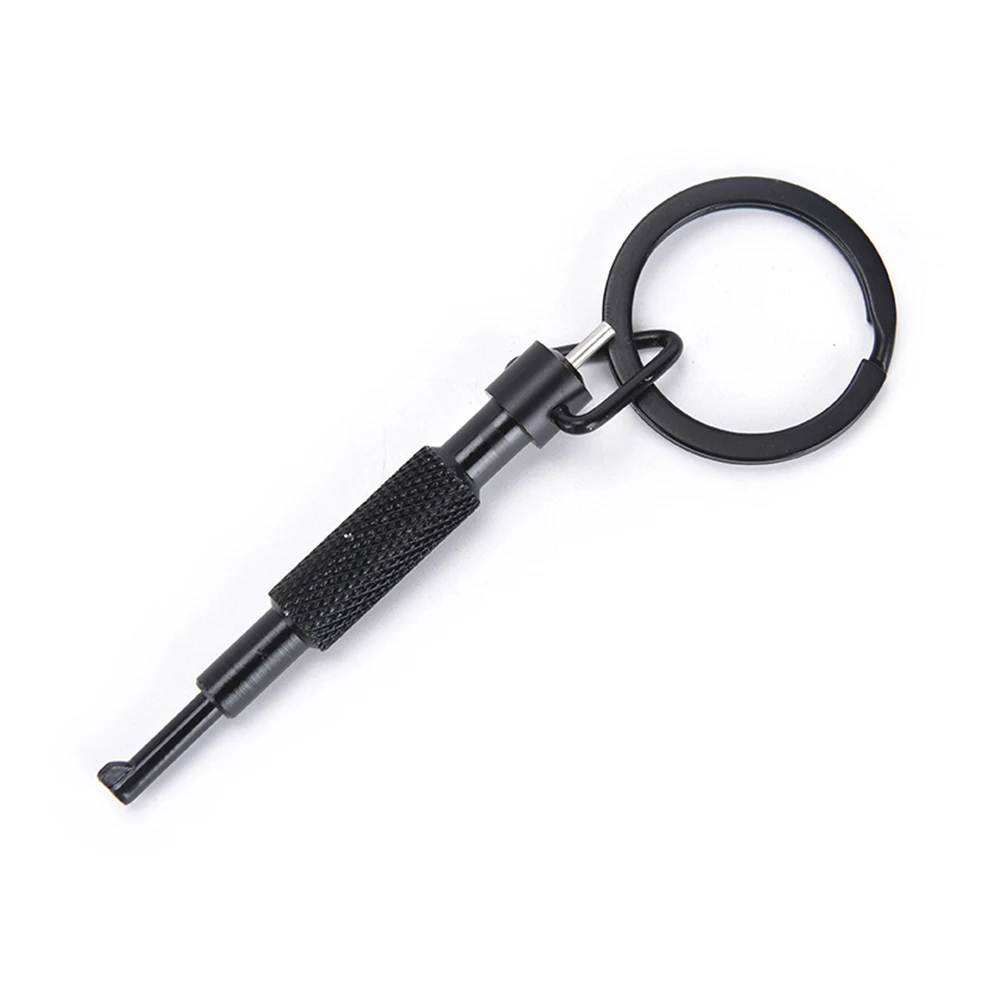 Alloy Portable Universal Handcuff Key with Pen Clip Stainless Steel Pocket Keyringin Outdoor