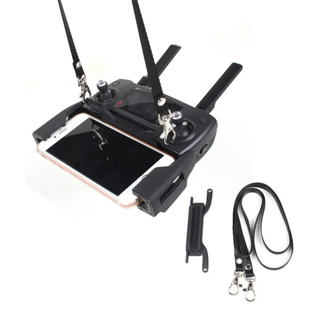 Remote Controller Double Hanging Buckle For DJI MAVIC 2 Hook Bracket Plate+Lanyard Strap Neck Sling For DJI MAVIC PROAIR SPARK-1