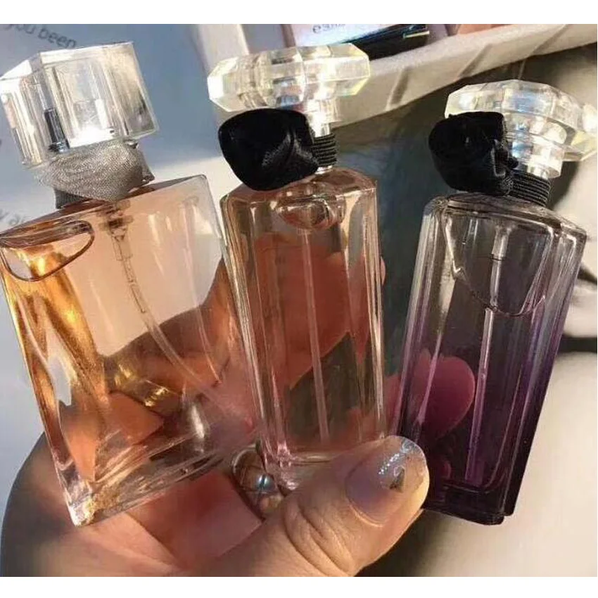 Pаспродажа Новая косметика Midnight rose для женщин в любви Флора флакон духов стекло Модные женские цветок 3 в 1 30 мл каждый макияж комплект