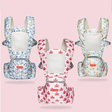 Летняя дышащая переноска для младенцев, эргономичная переноска-кенгуру для путешествий 0-36 м