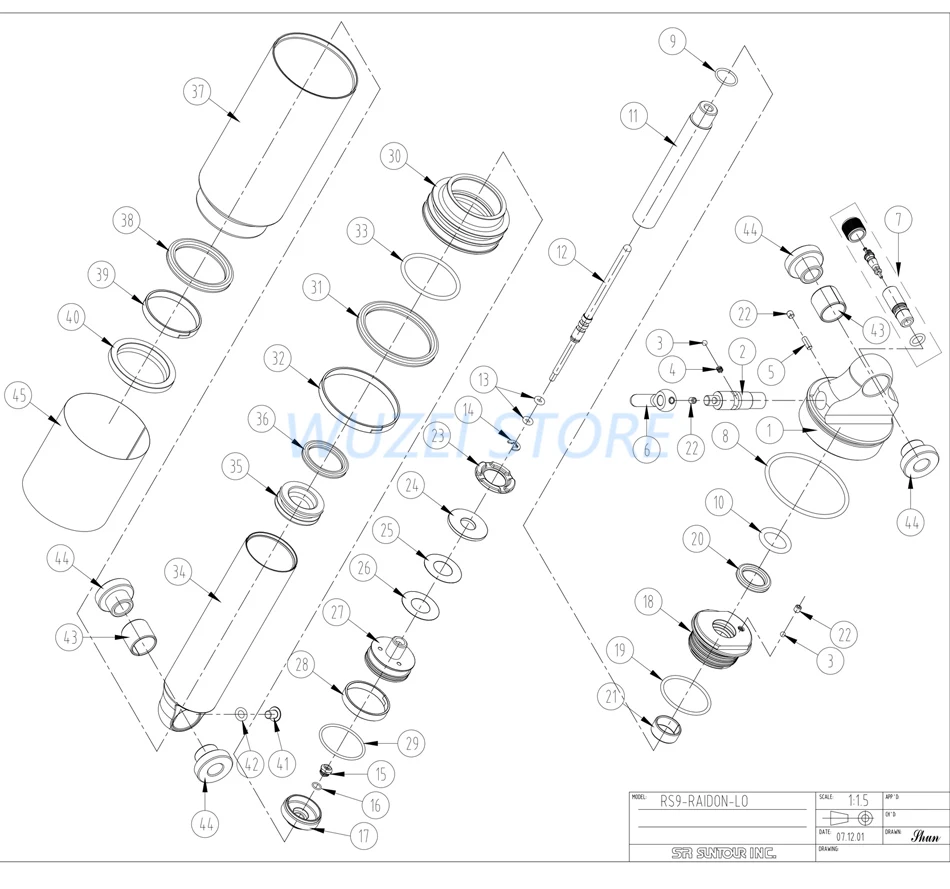 Sr Suntour Suspension Downhill Mtb Bicycle Trash Air Shock Absorber Hydro Speed Lock Bicycle Shock Rear Parts