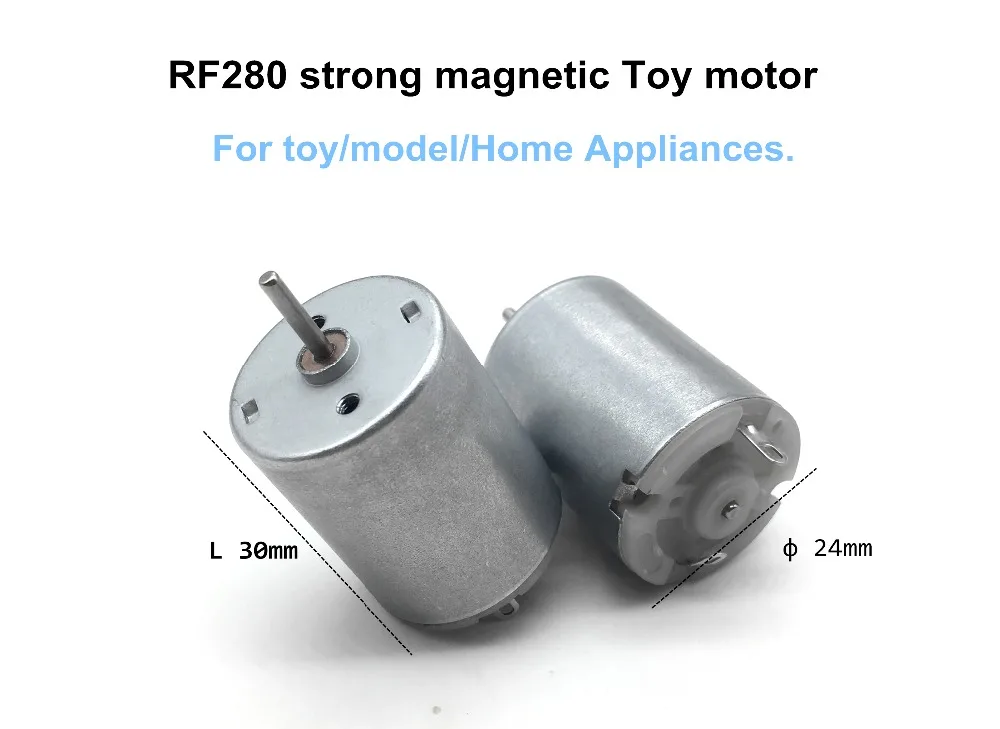 RF280 3 12 В щеточка с питанием от постоянного тока игрушка микро мотором