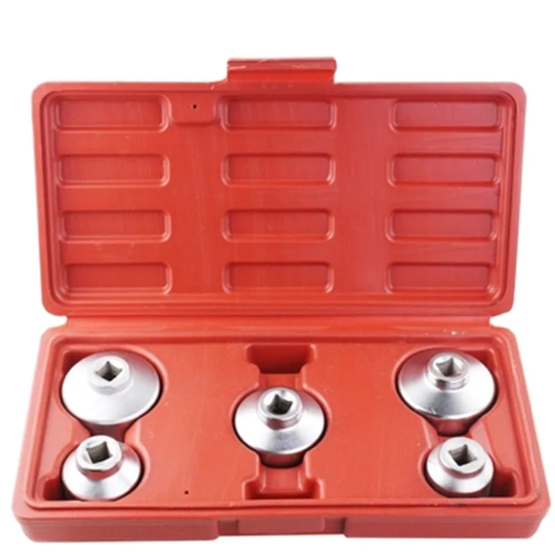 

Oil Filter Socket Set Removal Tool 3/8" Drive 24, 27, 32, 36, 38MM 5pc Set