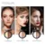 FOCALLURE Shimmer Bronzer and Highlighters Powder Makeup Concealer Highlighter for Face Stick Palette Makeup Contour